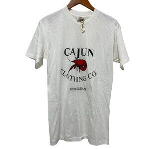 Cajun Clothing Vintage Single Stitch T-shirt Size Large like small Made USA NWT